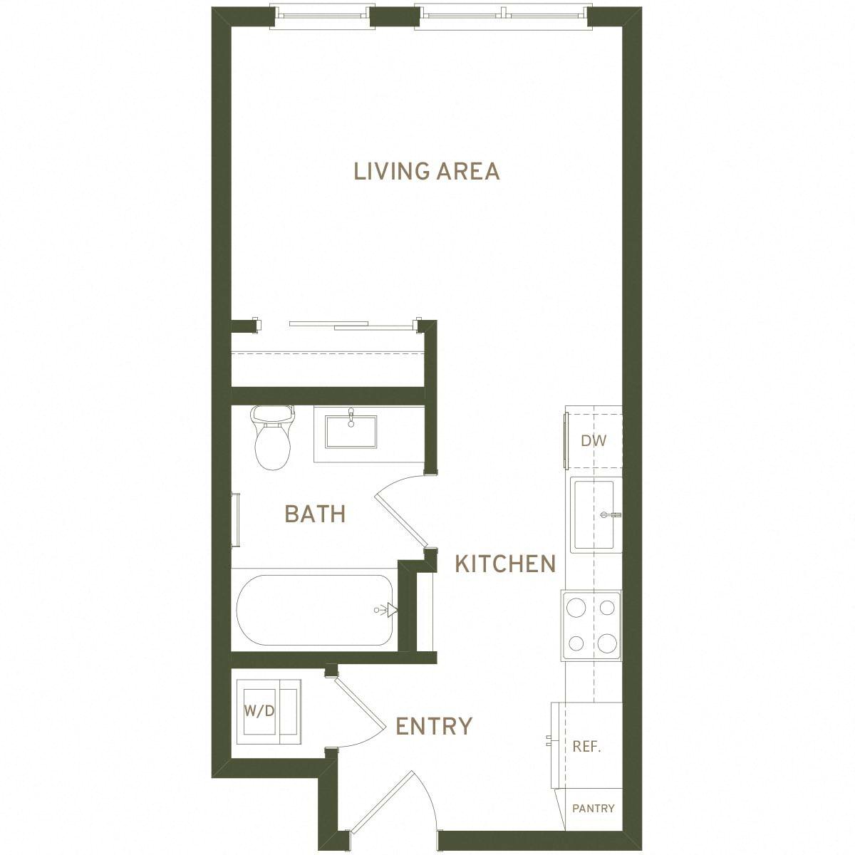Floor plan layout diagram for S3